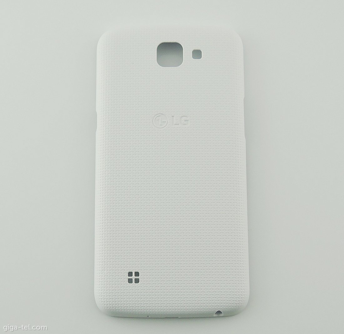 LG K120 battery cover white