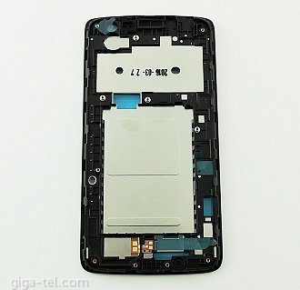 LG X210 K7 front cover dark silver