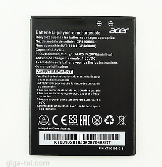 3900/4000mAh - Acer Liquid Z630, Z630s