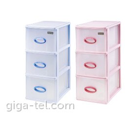 Plastic drawers 212D - light used