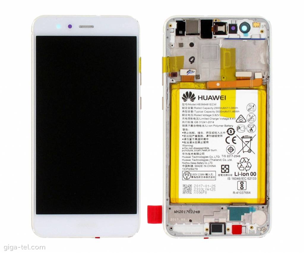Huawei P10 Lite full LCD+battery white
