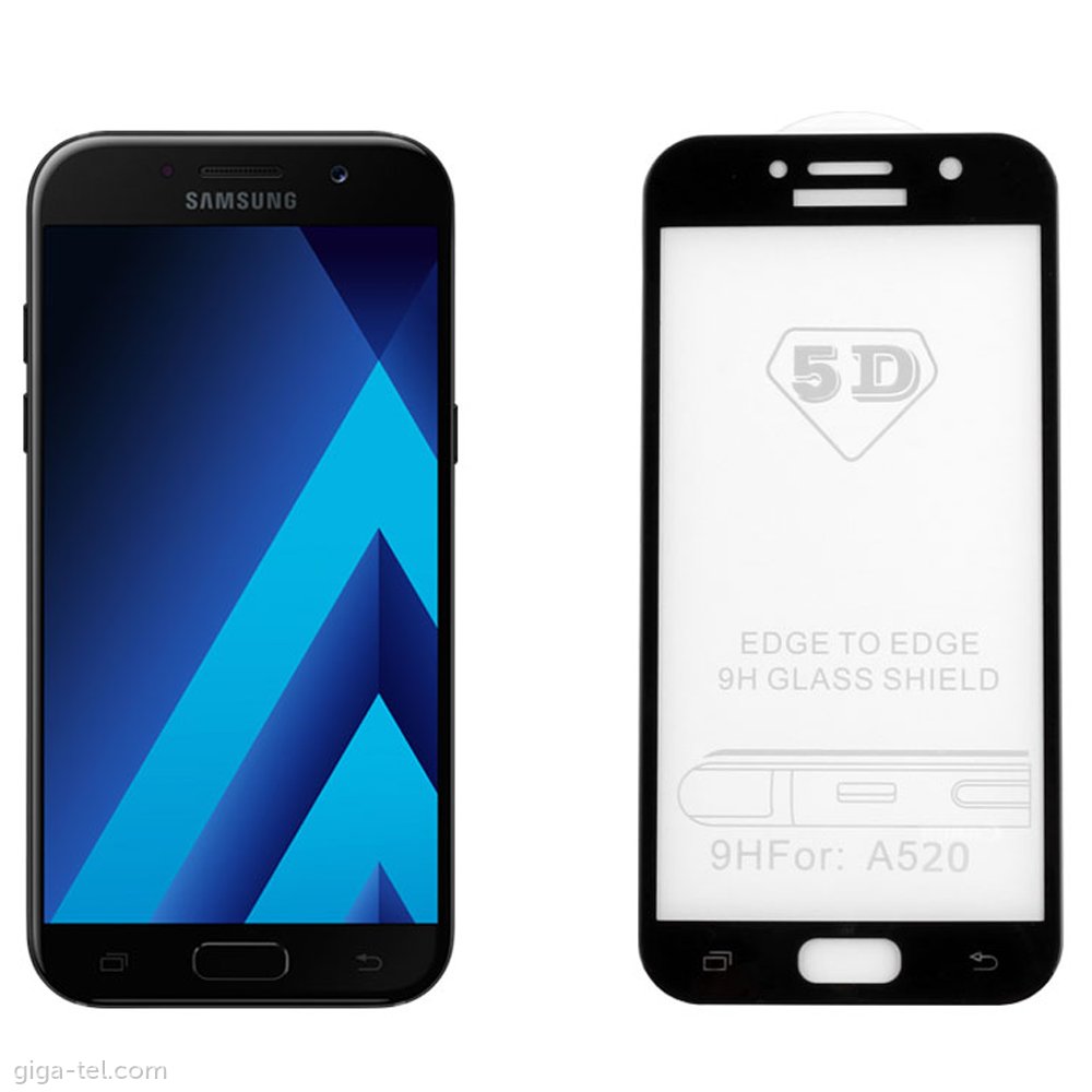 Samsung A520F 5D glass black