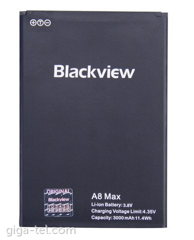BlackView A8 MAX battery