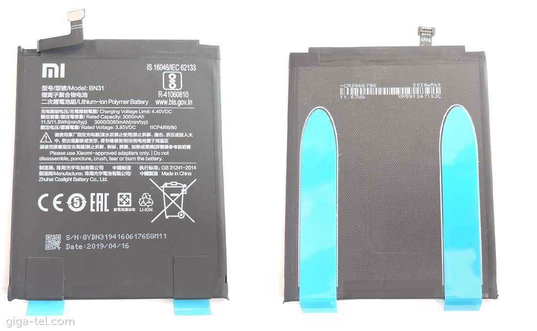 Xiaomi BN31 battery