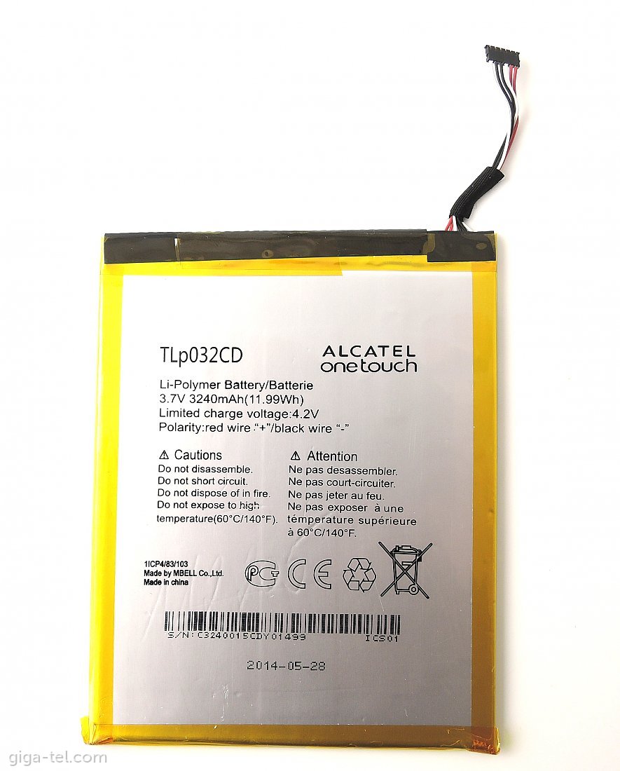 Alcatel Pixi 8 I220 battery
