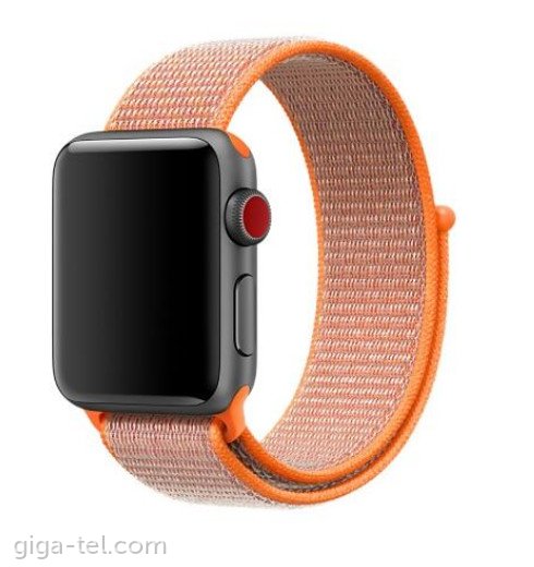 Apple watch 40/42mm Nylon strap orange