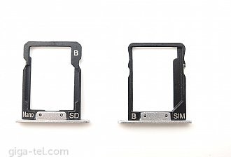 Huawei P8 MAX SIM+SD tray silver