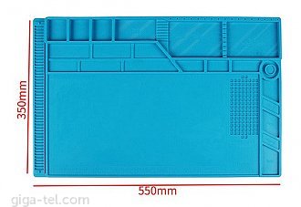 Magnetic Insulation Mat blue - big size 54x35cm !