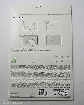 Sony Tablet Z2 screen protector  