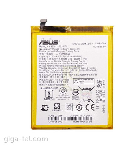 Asus ZC520KL,ZC553KL battery