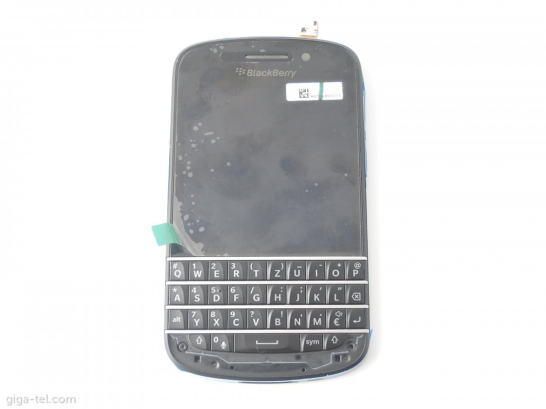 Blackberry Q10 full LCD with keypad black