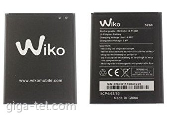 Wiko 5260 / Ridge FAB 4G battery OEM
