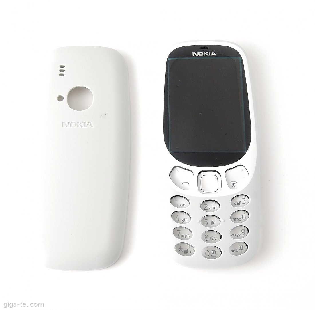 Nokia 3310 cover white/grey