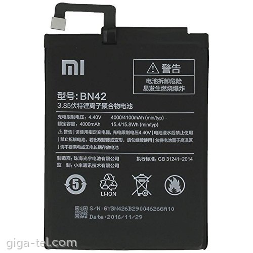 Xiaomi BN42 battery