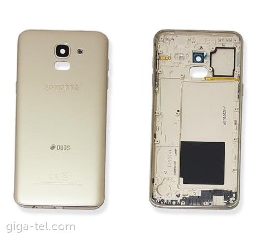 Samsung J600F battery cover gold
