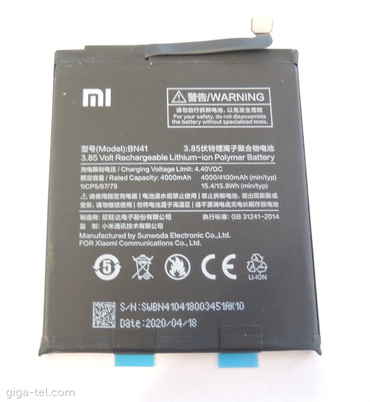 Xiaomi BN41 battery 
