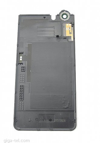 Blackberry Keyone battery cover black/silver