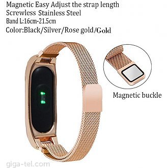 Xiaomi Mi Band 2 magnetic bracelet rose gold