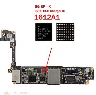 Iphone 8, 8+ , X Charging IC U6300 / 1612A1 