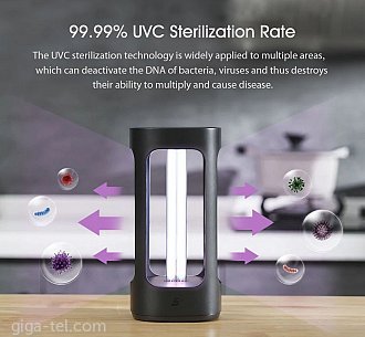 New UVC sterilization with 99.99 sterilized rate offers 360 degree disinfection
Smart auto-sensing, auto-stop sterilization if people near the lamp
Security child lock prevent babies from mistaking touch
Widely applied to many area with 10-10-30㎡, including kitchen/ bedroom.
Easy operation, one button to turn on the sterilization
32W mini light tube, low consumption, 9000H long use lifespan
Integrated anti-UV cover with high durability prolongs use time
Smart remote control, work with Mijia APP, Asia spec + EU adapter