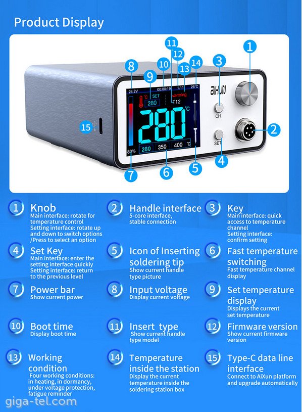 Jc Aixun T A W Profi Smart Soldering Station