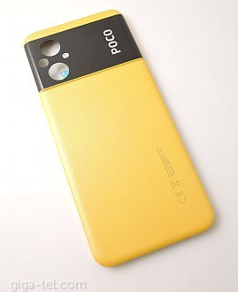 Xiaomi Poco M5 battery cover yellow