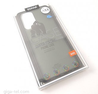Edivia TPU+Hard PC cover for Samsung A53 black