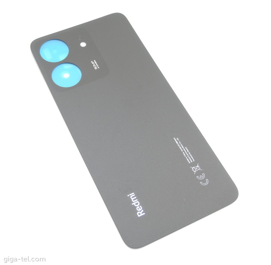 Xiaomi Redmi 13C battery cover black