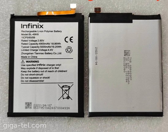 Infinix BL-49HX battery