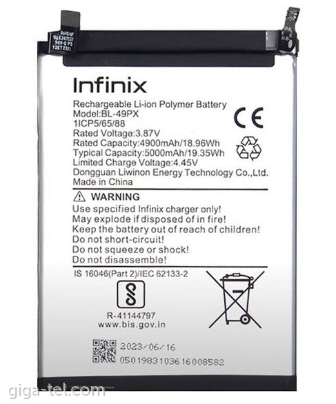 Infinix BL-49PX baterie