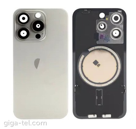 iPhone 15 Pro back cover with Magsafe titanium