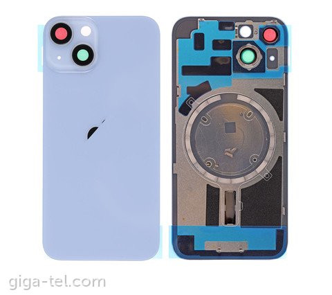 iPhone 14 back cover with Magsafe blue