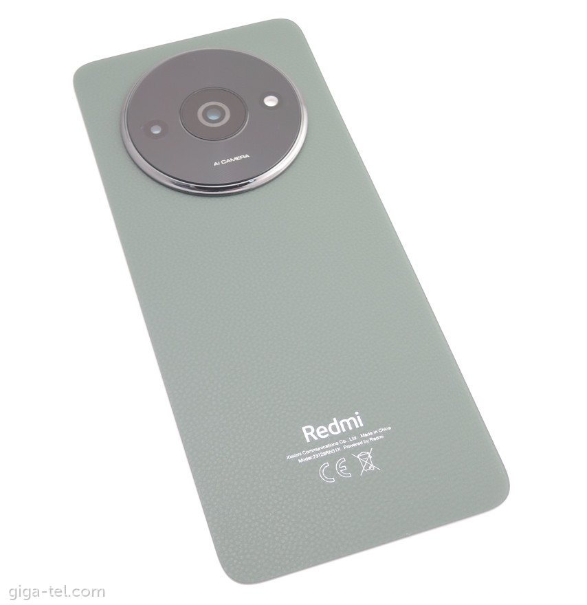 Xiaomi Redmi A3 battery cover green