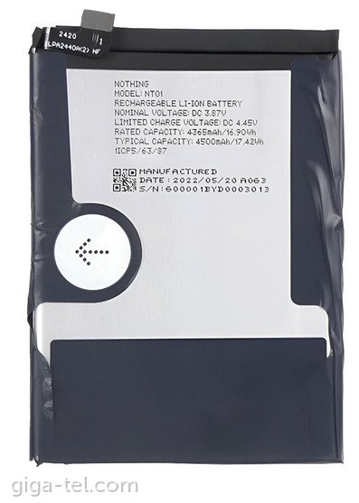 Nothing Phone 1 -  NT01 battery 