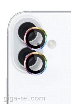 iPhone 16 camera tempered glass rainbow