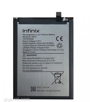 5000mAh - Infinix Note 12, 12 Pro