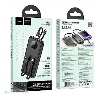 Hoco J132 power bank 10000mAh black