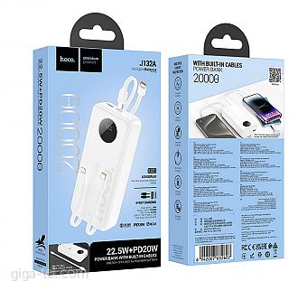 Hoco J132A power bank 20000mAh white