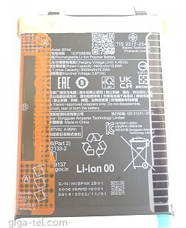 5000mAh - Xiaomi Poco X5 Pro/Redmi Note 12 Pro 5G/Poco F5 - reprint QR code only