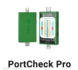     Disassembly-free, automatically finds charging faults and other issues
    The color of the detection problem display: Blue is the normal value; Red is the open circuit
    Extra large screen, measurement data at a glance
    Built-in battery, super long standby
    The device is compatible with all Type-C / Lighting interface tests (laptops, mobile phones, etc.)