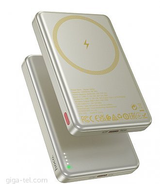 Hoco Q26A magnetic power bank 10000mAh gold