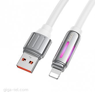 Hoco U136 data cable white USB-A / Lightning 