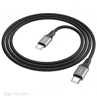 Hoco X86 data cable black USB-C / USB-C 60W