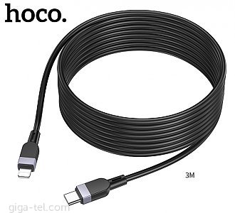 Hoco X109 data cable black USB-C / Lightning  3m