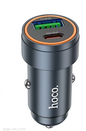 Hoco Z57A car charger+USB-C / Lightning cable