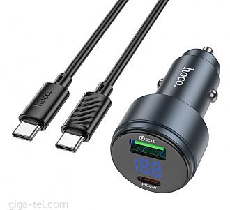 Hoco Z57B car charger+USB-C / USB-C cable