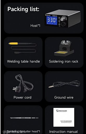 Mechanic T210SE soldering station
